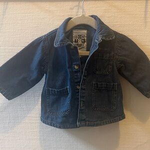 Bonton Kids Jean Jacket - Dark Blue
